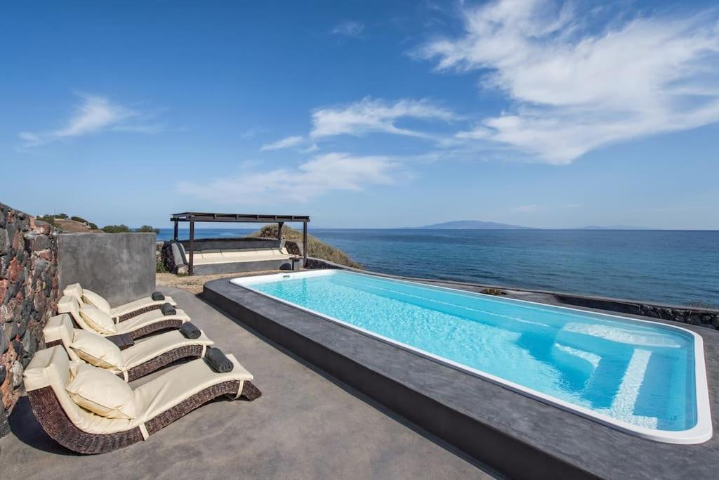 Ramni House: Private Villa With Pool By The Sea Oia  Bagian luar foto