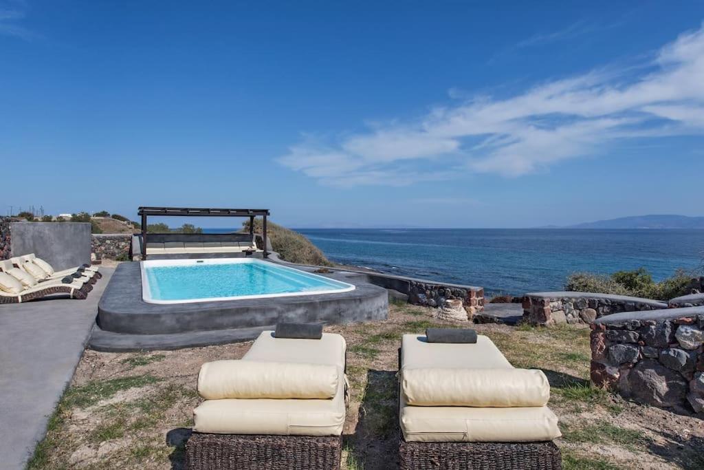 Ramni House: Private Villa With Pool By The Sea Oia  Bagian luar foto